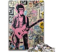 Puzzles pour Adultes 1000 pièces Style Basquiat, Puzzles Singe pour Adultes, Jouets de Jeu, Chaque pièce est Unique - Jeu Familial Stimulant et Amusant (75x50cm)