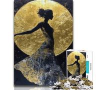 Puzzles pour Adultes 1000 pièces Style Mexicain crâne doré, Jouets à Faire soi-même, idéal comme Cadeau pour Toute la Famille Convient pour Et 14 38x26cm