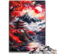 Puzzles pour Adultes 1000 pièces Temples Japonais Jouets éducatifs pour l'apprentissage Jeux familiaux Renforcer l'amour Entre Couples 50x75cm