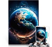 Puzzles pour Adultes 1000 pièces Terre Difficile à réaliser mais Amusant et Humoristique Jeu éducatif pour Anniversaire, Noël 52x38cm