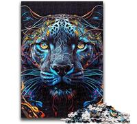 Puzzles pour Adultes 1000 pièces The Black Panther Jeu de réflexion Jeu éducatif pour Anniversaire, Noël pour Les 14 Ans 50x75cm