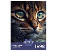 Puzzles pour Adultes 1000 Pièces The Fox Portrait Puzzle pour Adultes, Jeu De Réflexion, Cadeaux pour Femmes, Activités Amusantes À La Maison 52x38cm/1000pcs