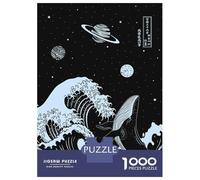 Puzzles pour Adultes 1000 Pièces The Great Wave Off Whale Puzzle pour Adultes, Jeu De Réflexion, Décoration Murale, Cadeaux De Noël Ou d'anniversaire 52x38cm/1000pcs