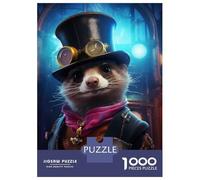 Puzzles pour Adultes 1000 Pièces The Time Dooker Puzzles pour Adultes Jeu Manuel Décoration Parfaite Activités Amusantes À La Maison 70x50cm/1000pcs