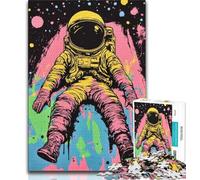 Puzzles pour Adultes 1000 pièces, thème Astronaute Fantastique, activités familiales Amusantes à la Maison, Cadeau d'anniversaire, Cadeaux de Voyage (75x50cm)