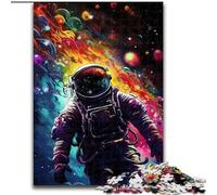 Puzzles pour Adultes, 1000 pièces, thème astronautes artistiques, pour Les Adolescents, Les Couples et Les Amis pour Les Anniversaires et Noël (Taille : 26x38cm)