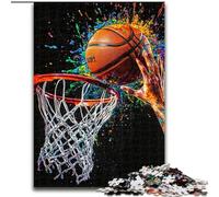 Puzzles pour Adultes, 1000 pièces, thème Basket-Ball, idéal pour Les Adolescents, pour créer des Liens familiaux, stimuler l'esprit et décorer Votre Maison à Faire soi-même, 50x75cm