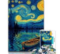 Puzzles pour Adultes, 1000 pièces, thème Bateau étoilé, Difficile, pour stimuler Le Cerveau, Jouets addictifs pour cultiver la Patience, Excellent Cadeau (38x26cm)