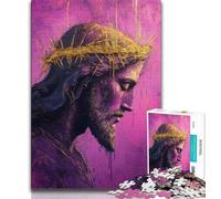 Puzzles pour Adultes 1000 pièces, thème Fantaisie Jésus, pour stimuler Le Cerveau, Jouets addictifs pour cultiver la Patience, Collection d'artistes, Beaux-Arts (75x50cm)