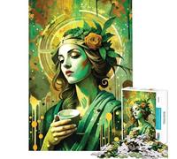Puzzles pour Adultes 1000 pièces Thème Harmonie du café Jeu de Puzzle à Monter soi-même Défi Difficile Idéal comme Cadeau pour Toute la Famille (Dimensions 50x75cm)