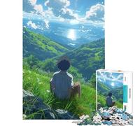 Puzzles pour Adultes 1000 pièces Thème L'horizon Jeu de Puzzle à Monter soi-même Défi Difficile Idéal comme Cadeau pour Toute la Famille (Dimensions 38x52cm)