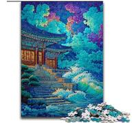 Puzzles pour Adultes 1000 pièces Tours de Palais coréens Traditionnels, Jeux, Jouets, Cadeaux d'anniversaire Uniques pour Les Enfants de 14 Ans et Plus (Taille 50x75cm)