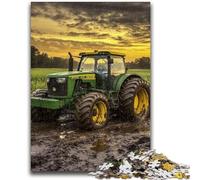 Puzzles pour Adultes 1000 pièces Tracteur agricole Jeu Familial Soulagement du Stress Défi Difficile Collection d'artistes, Beaux-Arts 38x26cm