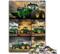 Puzzles pour Adultes 1000 pièces Tracteur agricole Jeux éducatifs Jouets à Faire soi-même Idéal comme Cadeau pour Toute la Famille 50x75cm