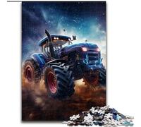 Puzzles pour Adultes 1000 pièces Tracteur coloré Puzzle en Bois Jeu éducatif et Amusant pour la décoration intérieure (Taille 50x75cm)