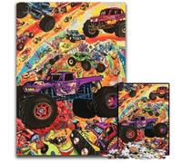 Puzzles pour Adultes 1000 pièces Tracteur dans la mer de Fleurs Puzzles en Carton Jeux Amusants, idéal comme Cadeau pour Toute la Famille à partir de 14 Ans 26x38cm