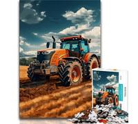 Puzzles pour Adultes 1000 pièces Tracteurs Puzzles pour Adultes Anti-Stress défi Difficile décoration d'intérieur Unique et Cadeaux 38x26cm
