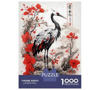 Puzzles pour Adultes, 1000 Pièces, Tranquil Crane Puzzles Adolescents, Jeu de Main, Défi Difficile, Jeu sophistiqué, Cadeaux 52x38cm/1000pcs