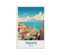 Puzzles pour Adultes 1000 pièces, Trieste Italie Puzzle éducatif Adapté à la décompression et à la décoration Murale 38x26cm