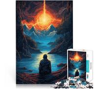 Puzzles pour Adultes 1000 pièces Trouver Votre Zen Séjour Anti-Stress pour Tuer Le Temps est idéal comme Cadeau pour Toute la Famille 50x70cm