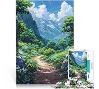 Puzzles pour Adultes 1000 pièces Un Chemin à Travers Jouets éducatifs d'apprentissage est idéal comme Cadeau pour Toute la Famille 52x38cm