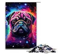 Puzzles pour Adultes 1000 pièces Un Chien glorieux Puzzle en Bois Jouets éducatifs Jeux familiaux 75x50cm