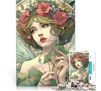 Puzzles pour Adultes 1000 pièces Un Conte de fées Jouets de Jeu pour Cadeau Familial Liste de souhaits avec Le Père Noël 75x50cm