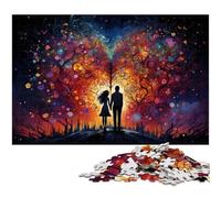Puzzles pour Adultes 1000 pièces Un Couple dévoué Puzzle Une œuvre d'art pour et Adolescent de 14 Ans et Plus 1000 pièces (38x26cm)