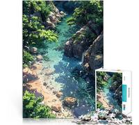 Puzzles pour Adultes 1000 pièces Un Endroit caché et agréable Jouets de Divertissement Familial décoration Murale 38x26cm