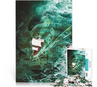 Puzzles pour Adultes 1000 pièces Un Voyage vers Le Futur Convient aux Personnes âgées de 14 Ans et Plus défi éducatif Activités Amusantes à la Maison, Cadeaux d'anniversaire, Cadeaux de Voyage。