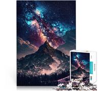 Puzzles pour Adultes 1000 pièces Une Vue sur la Montagne de la Galaxie Jeu Stimulant Renforcer l'amour Entre Les Couples 38x26cm
