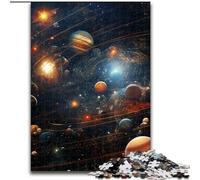 Puzzles pour Adultes 1000 pièces, Univers coloré, Jeu décoratif Stimulant pour Le Cerveau, Jouet interactif Familial (Taille : 26x38cm)