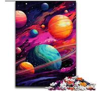Puzzles pour Adultes 1000 pièces, Univers coloré, Jeu décoratif Stimulant pour Le Cerveau, Jouet interactif Familial (Taille : 26x38cm)