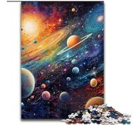 Puzzles pour Adultes 1000 pièces, Univers coloré, Jeu décoratif Stimulant pour Le Cerveau, Jouet interactif Familial (Taille : 26x38cm)