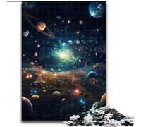 Puzzles pour Adultes 1000 pièces, Univers coloré, Jeu décoratif Stimulant pour Le Cerveau, Jouet interactif Familial (Taille : 50x75cm)