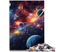 Puzzles pour Adultes 1000 pièces,Univers coloré,pour Adultes et Enfants de 12 Ans et Plus Puzzles en Bois,Puzzle Impossible,Taille :50x75 cm