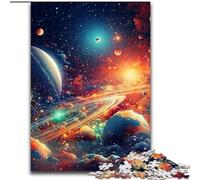 Puzzles pour Adultes 1000 pièces Univers coloré Puzzle Jeu de décoration DIY Stimulant pour Le Cerveau, Jouet interactif Familial (Taille : 26x38cm)