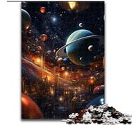 Puzzles pour Adultes 1000 pièces Univers coloré Puzzle Jeu de réflexion pour Adolescents, pour Une soirée de Jeux en Famille (Taille : 26x38cm)