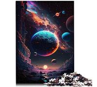 Puzzles pour Adultes 1000 pièces Univers étrange Puzzle en Bois Jeux éducatifs 50x75 cm Puzzle pour Adultes