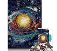 Puzzles pour Adultes 1000 pièces Univers Galaxie, Jeu Stimulant et Jeu Familial, Cadeau d'anniversaire, Cadeaux, décoration Murale (75x50cm)