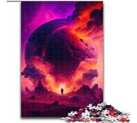 Puzzles pour Adultes 1000 pièces Univers Planète Paysage Fabriqué en Bois,ce Qui en Fait Un Excellent Cadeau pour s'amuser en Famille 50x75cm pour Les Adolescents et Les Loisirs en Famille