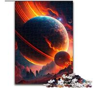 Puzzles pour Adultes 1000 pièces Univers Planète Paysage Puzzles pour Adultes Taille : 38x26cm Cadeau Parfait pour la fête des mères, Les Anniversaires, Noël