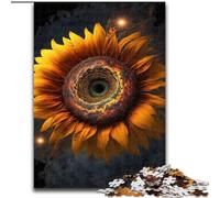 Puzzles pour Adultes 1000 pièces Univers Tournesol, pour 14 Ans et Plus Décoration d'intérieur comme Cadeau pour Toute la Famille et Les Amis (Taille 50x75cm)