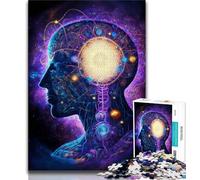 Puzzles pour Adultes 1000 pièces Univers Zen ésotérique 1000 pièces pour Adultes Jeux d'activités familiales stimulants Jouet de Bricolage pour décoration Murale de la Maison Cadeaux 38x26cm