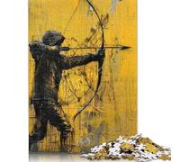 Puzzles pour Adultes 1000 pièces Urban Archer Puzzles en Bois Puzzles Difficiles Jouet éducatif Cadeau Jeux de Puzzle 1000 pièces (75x50cm)