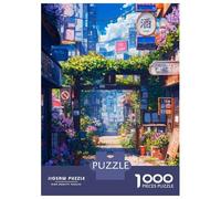 Puzzles pour Adultes 1000 Pièces Urban Torii Gate Puzzle Casse-tête Jeu Anti-Stress Cadeau Unique d'anniversaire Et De Noël 52x38cm/1000pcs
