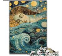 Puzzles pour Adultes 1000 pièces Vagues de l'océan, Jeu Stimulant et Familial avec des pièces entièrement emboîtables de Formes aléatoires (Taille 50x75cm)