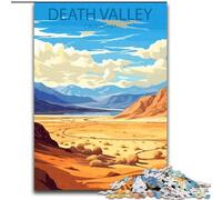 Puzzles pour Adultes 1000 pièces Vallée de la Mort Californie, adaptés aux Personnes de 14 Ans et Plus Difficile à Terminer mais Amusant et Humoristique Superbe Cadeau 50x75cm