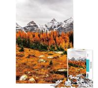 Puzzles pour Adultes 1000 pièces Vallée des Dix Pics Automne Puzzles pour Adolescents Assemblage du Motif Difficile et Stimulant Jeu Amusant et Stimulant pour Toute la Famille (Dimensions 50x75cm)