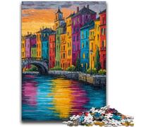 Puzzles pour Adultes 1000 pièces Venise, Italie Un défi à relever, mais Amusant et Humoristique Cadeau d'anniversaire, Cadeaux, décoration Murale 50x75cm